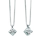 Collar Recarlo Mujer in Oro blanco Diamante 0.38 Ct P30PX350/036/45 - P30PX350/036/45